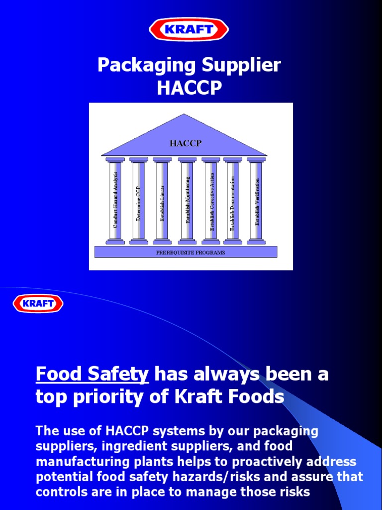 Haccp | PDF | Hazard Analysis And Critical Control Points | Packaging ...