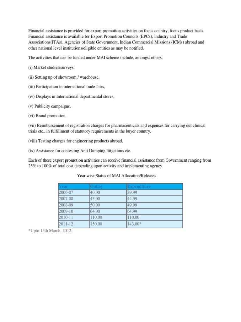 Export Project | PDF