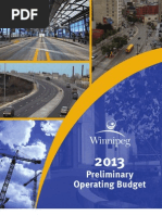 2013-2015 Preliminary Operating Budget