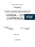 Vitrina Chippendale