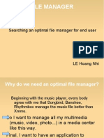File Manager: Searching An Optimal File Manager For End User