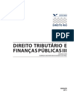 Direito Tributario e Financas Publicas III PROFESSOR 2011-1