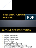 Presentation On Beamforming