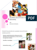 Alumnos Con Aptitudes Sobresalientes (Resumen)