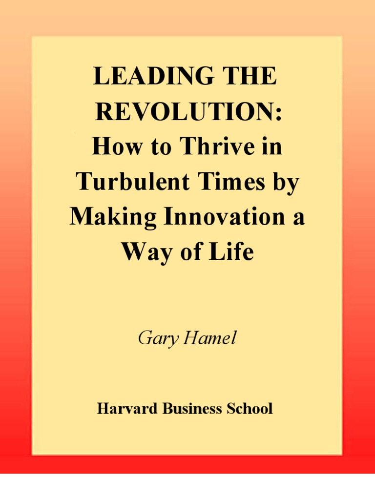 Leading The Revolution | PDF | Starbucks | Innovation