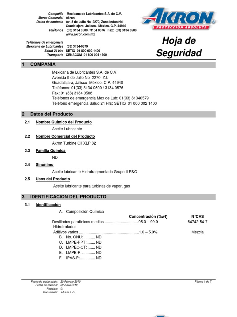 Rombo de Seguridad Del Aceite Lubricante Combustión Lubricante
