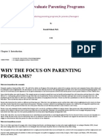 How to Evaluate Parenting Programs