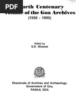 Download Goa Archives - Fourth Centenary  by Teotonio R de Souza SN11970232 doc pdf