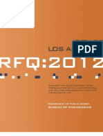 City of Los Angeles RFQ 2012