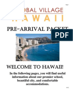 2013 GV Hawaii Pre-Arrival Packet