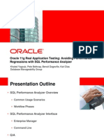 Oracle 11g SQL Performance Analyzer: Avoiding Regressions