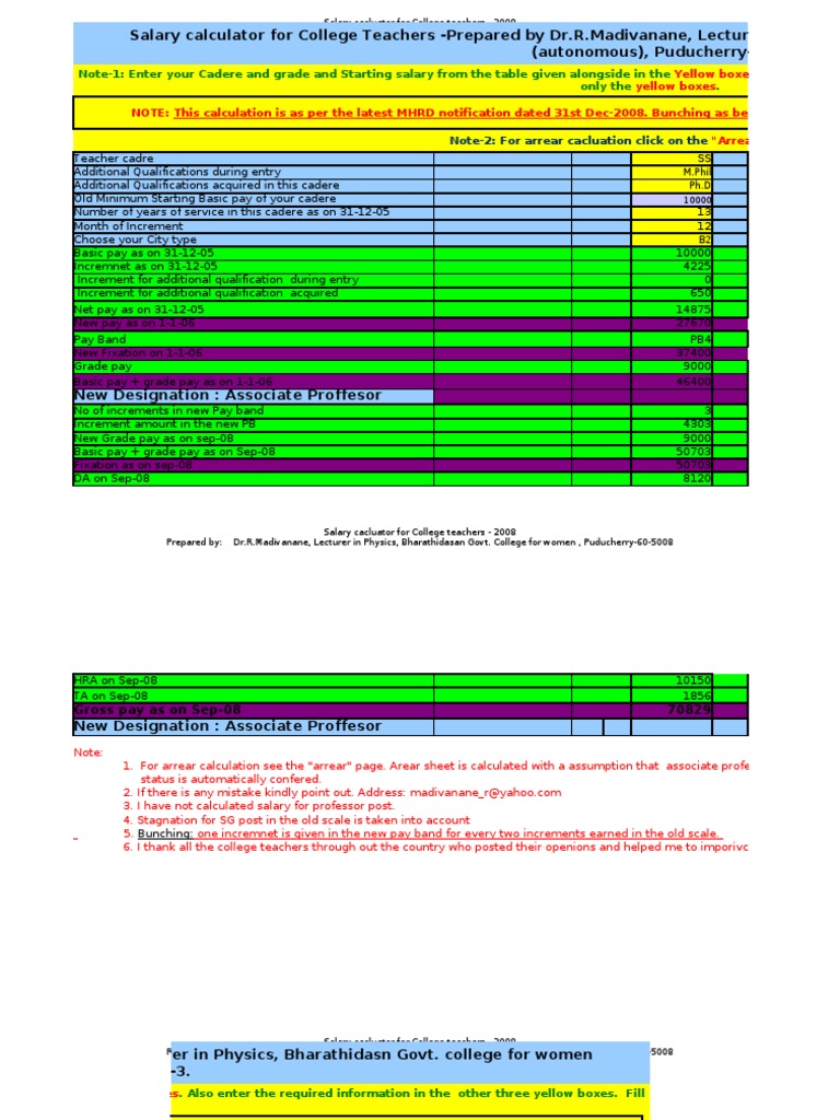 New Ugc Salrycalc | PDF | Academia