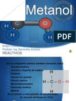 Reactivos: Metanol