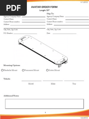 Avatar Order Form 57
