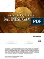 Balinese Gamelan Manual