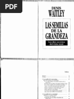 Semillas de La Grandeza Denis Waitley