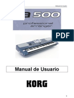 Manual Korg Pa500