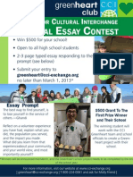 Greenheart Essay Contest