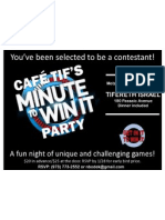 Cafe Tif - Minute to Win It Party