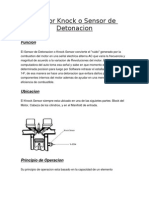 Sensor Knock: Función, ubicación y pruebas (SEKNUCUP