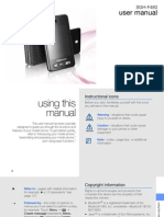 Samsung SGH-F480 User Manual