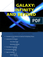 The Galaxy: To Infinity and Beyond