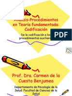 Procedimientos de Analisis TF-Codificación