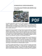 Accidentes automovilísticos y estrés postraumático.