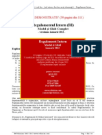 Demo Regulament Intern Model Si Ghid RUB