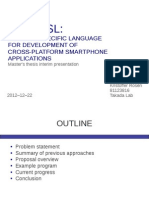 Smartdsl:: A Domain Specific Language For Development of Cross-Platform Smartphone Applications