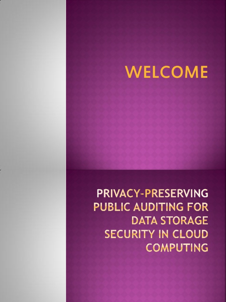 Pptcloud | PDF | Cloud Computing | Authentication