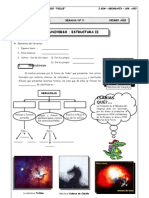 I BIM - 1er. Año - Geografía - Guía 5- Universo - Estructura