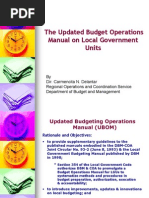 Updated Budget Operations Manual 2023 | PDF | Governance | Budget