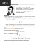 Definition of Fourier Series and Typical Examples