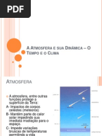 a atmosfera e sua dinâmica