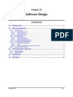 Software Design: 15.1 15.2 Process Description