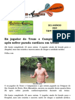 Ex jogador do Treze e Campinense morre após sofrer parada cardíaca em treino