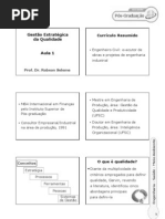AULA POS GRAD ESTRATEGIA DA FQUALIDADE