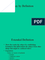 Essay by Definition