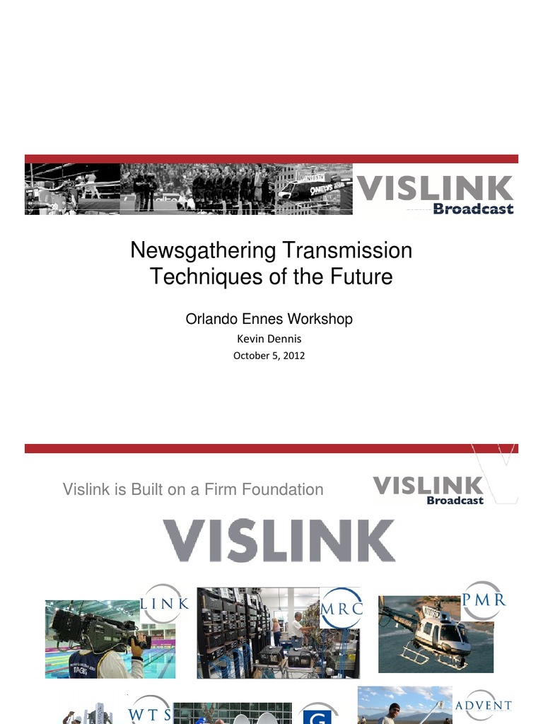 News Gathering Transmission Techniques PDF 4 G Wi Max