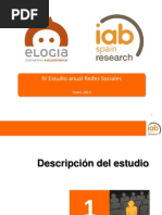 IV Estudio Anual RRSS Reducida