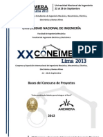 Proyecto Coneimera Uni Lima 2013