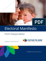 PN electoral manifesto 2013