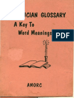 Glossary Rosicrucian