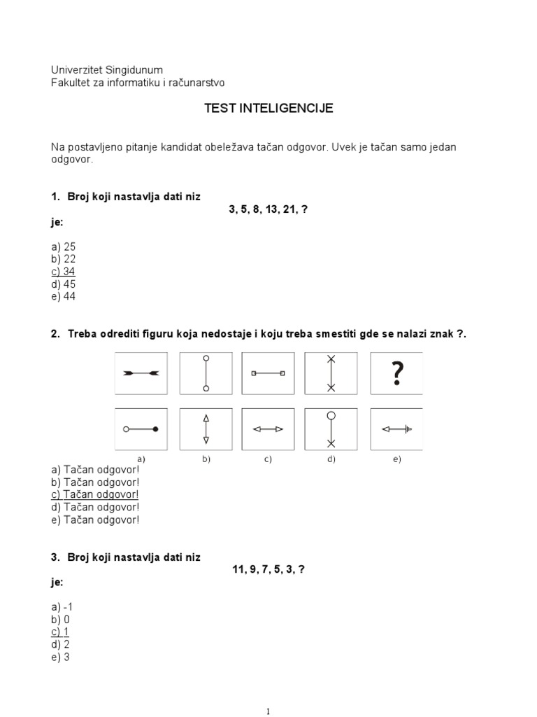 test inteligencije