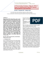 A Session Based Blind Watermarking Technique Within The NROI of Retinal Fundus Images For Authentication Using DWT, Spread Spectrum and Harris Corner Detection