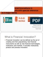 Financial Innovations in Deposit Products 