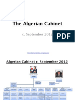Algeria Cabinet 12