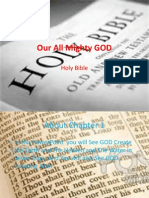 OUR ALL MIGHTY GOD From Bible