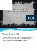 The Book of John Chapter 10